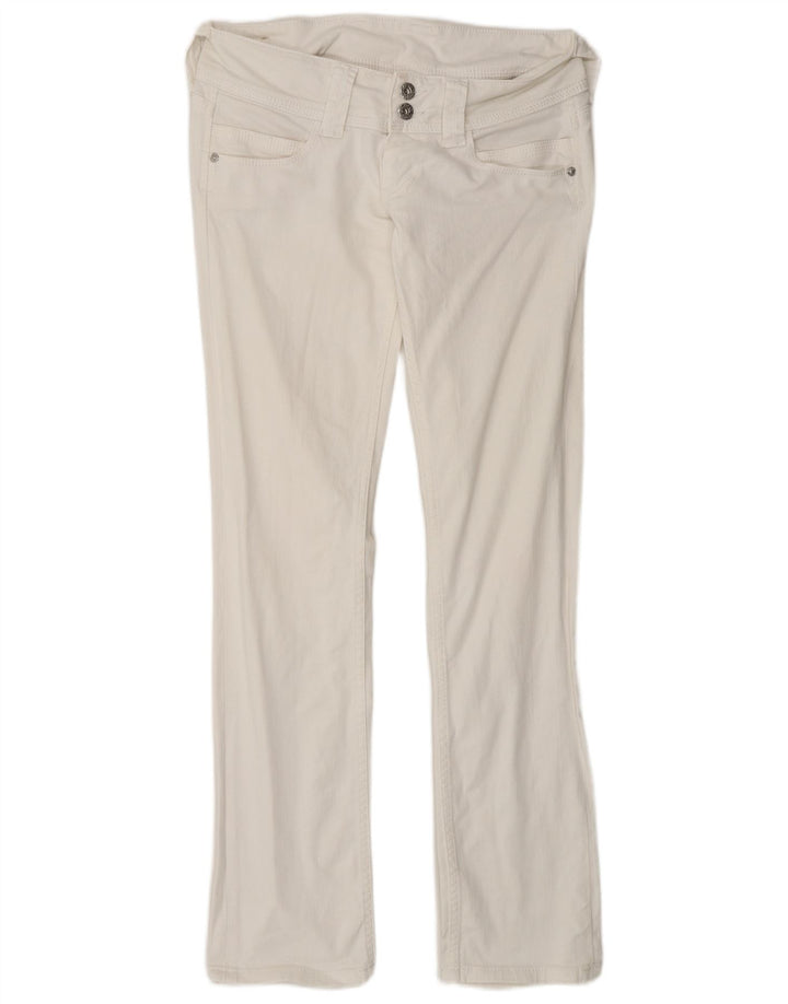 PEPE Jeans Womens Venus Slim W28 L32 White Cotton