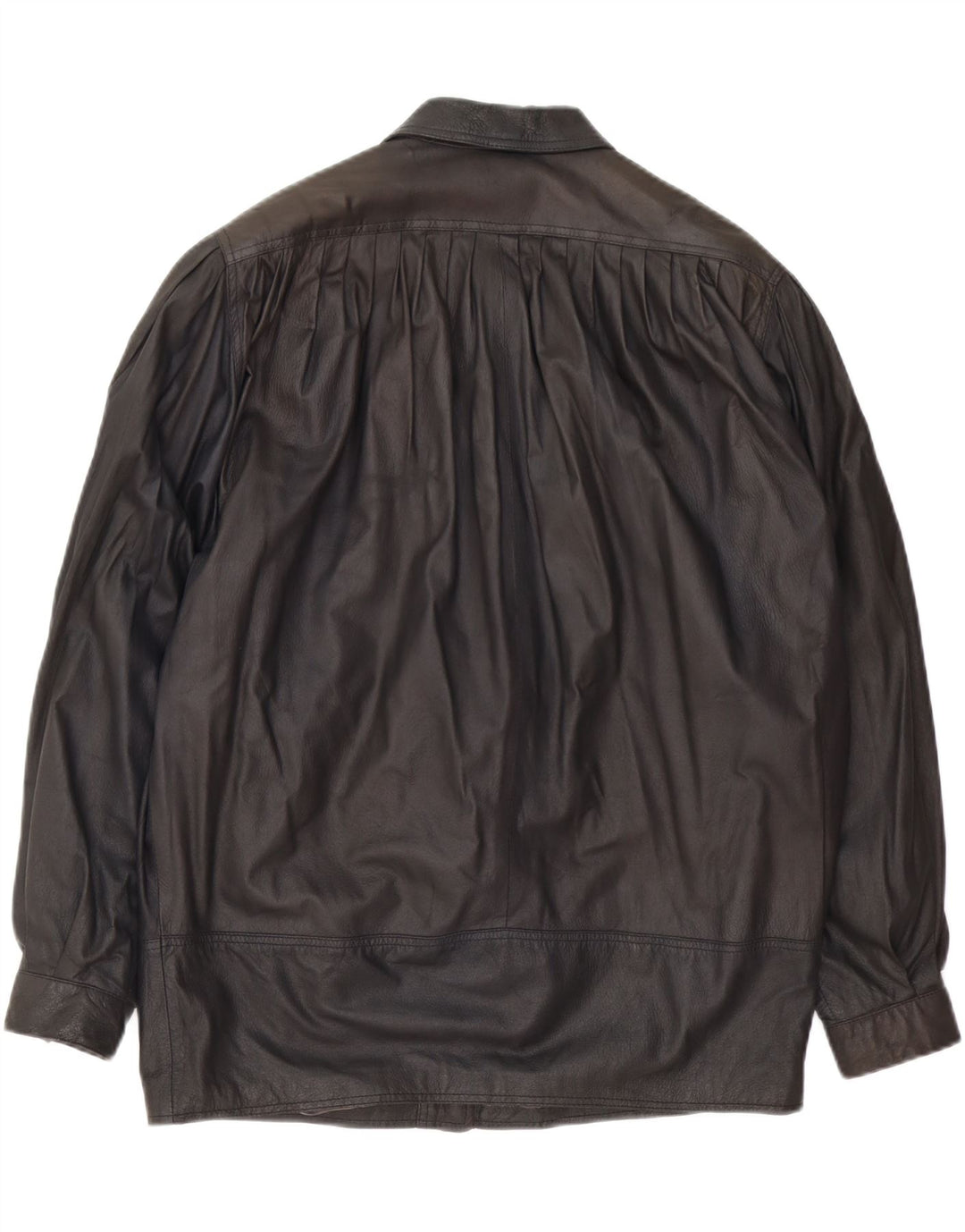 Giacca in pelle oversize da donna CONBIPEL UK 18 XL in pelle marrone