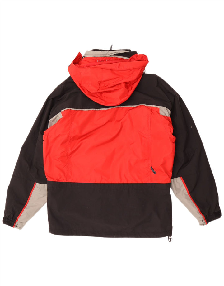 Columbia Mens Interchange Windbreaker Jacket UK 36 Small Red Colourblock