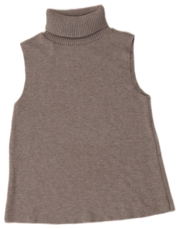 Zara Womens Vest Débardeur UK 10 Petit Gris