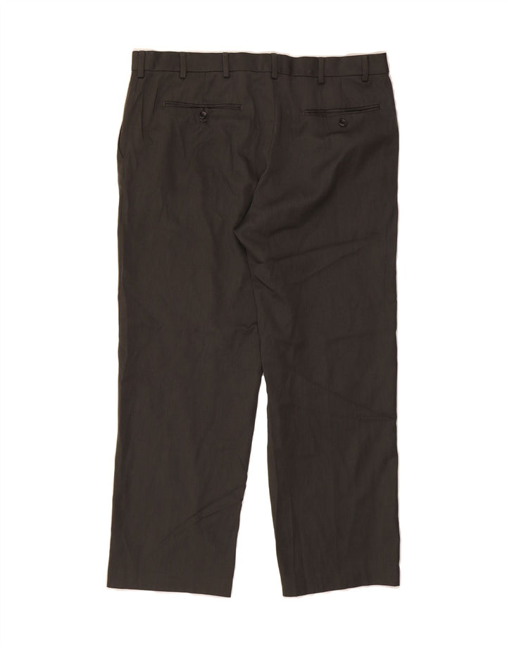 IZOD Mens Straight Chino Trousers W38 L30 Grey Polyester Vintage Izod and Second-Hand Izod from Messina Hembry 