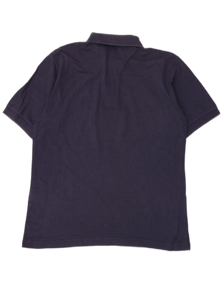 Kappa Herren-Poloshirt, mittelmarineblaue Baumwolle