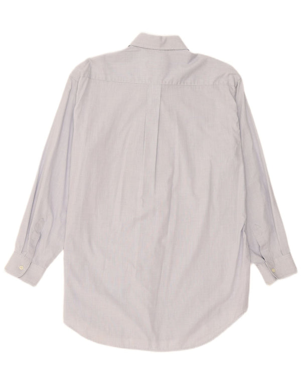 Sisley Mens Shirt Medium Blue Gingham