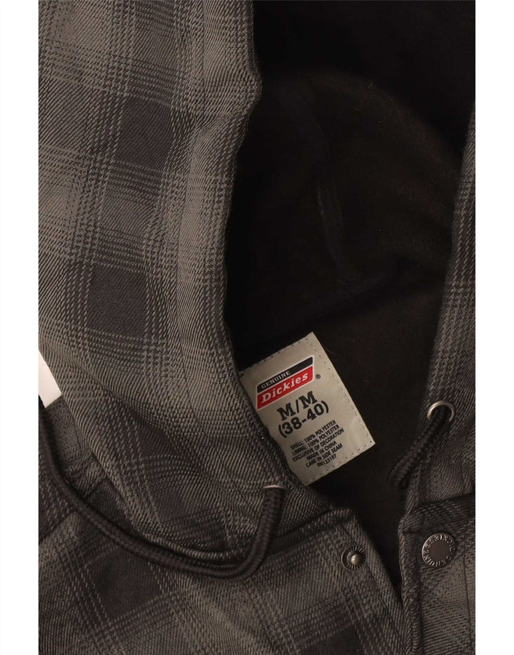 Dickies Lumberjack-skjorte med hætte til mænd UK 38/40 Medium Grey Ternet polyester