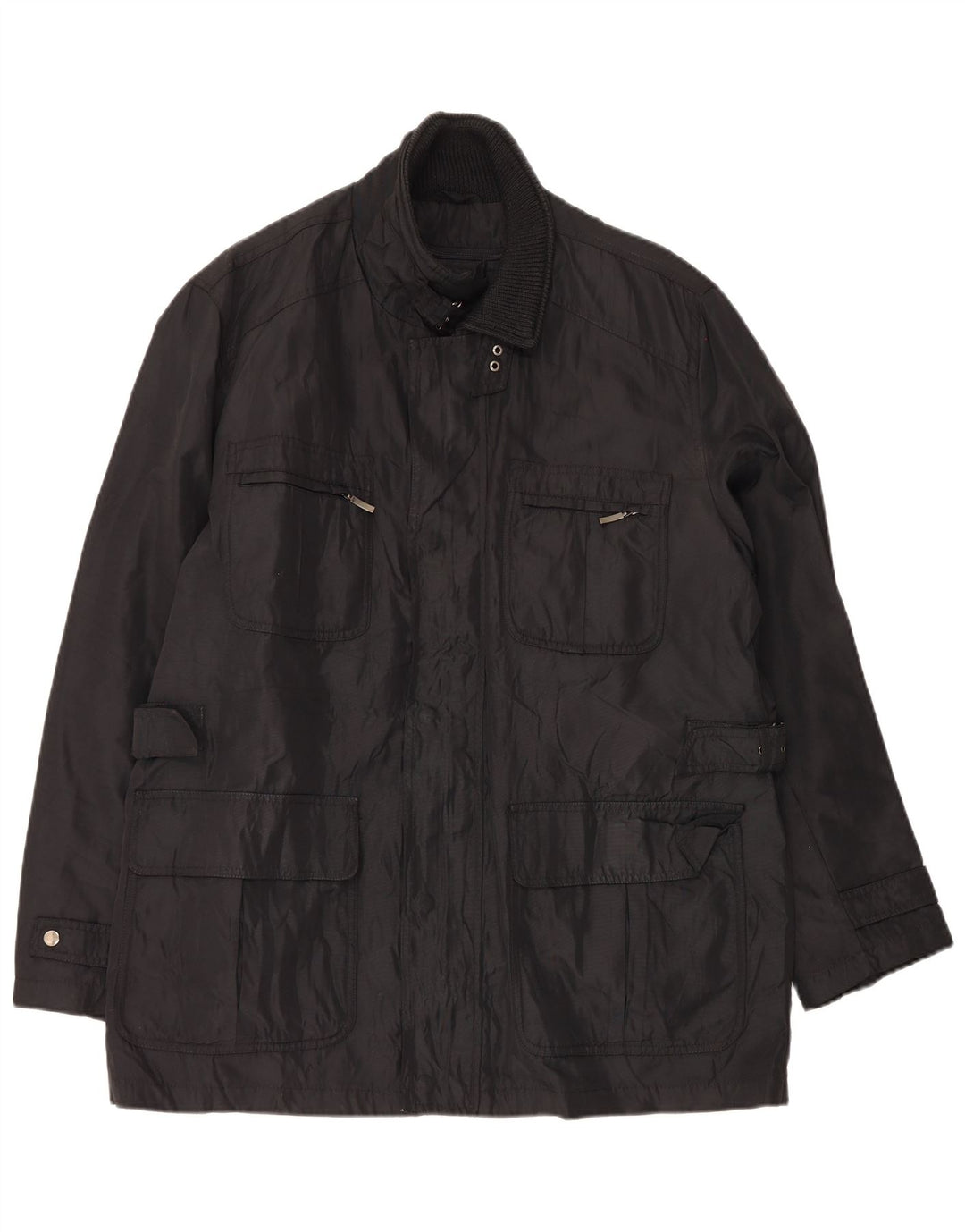 Mabrun Chaqueta utilitaria para hombre UK 42 XL Poliéster negro