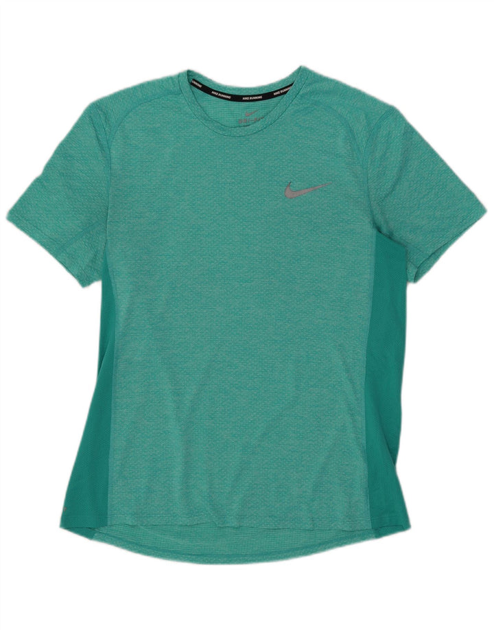 Nike Mens Dri Fit T-Shirt Top Large Turquoise