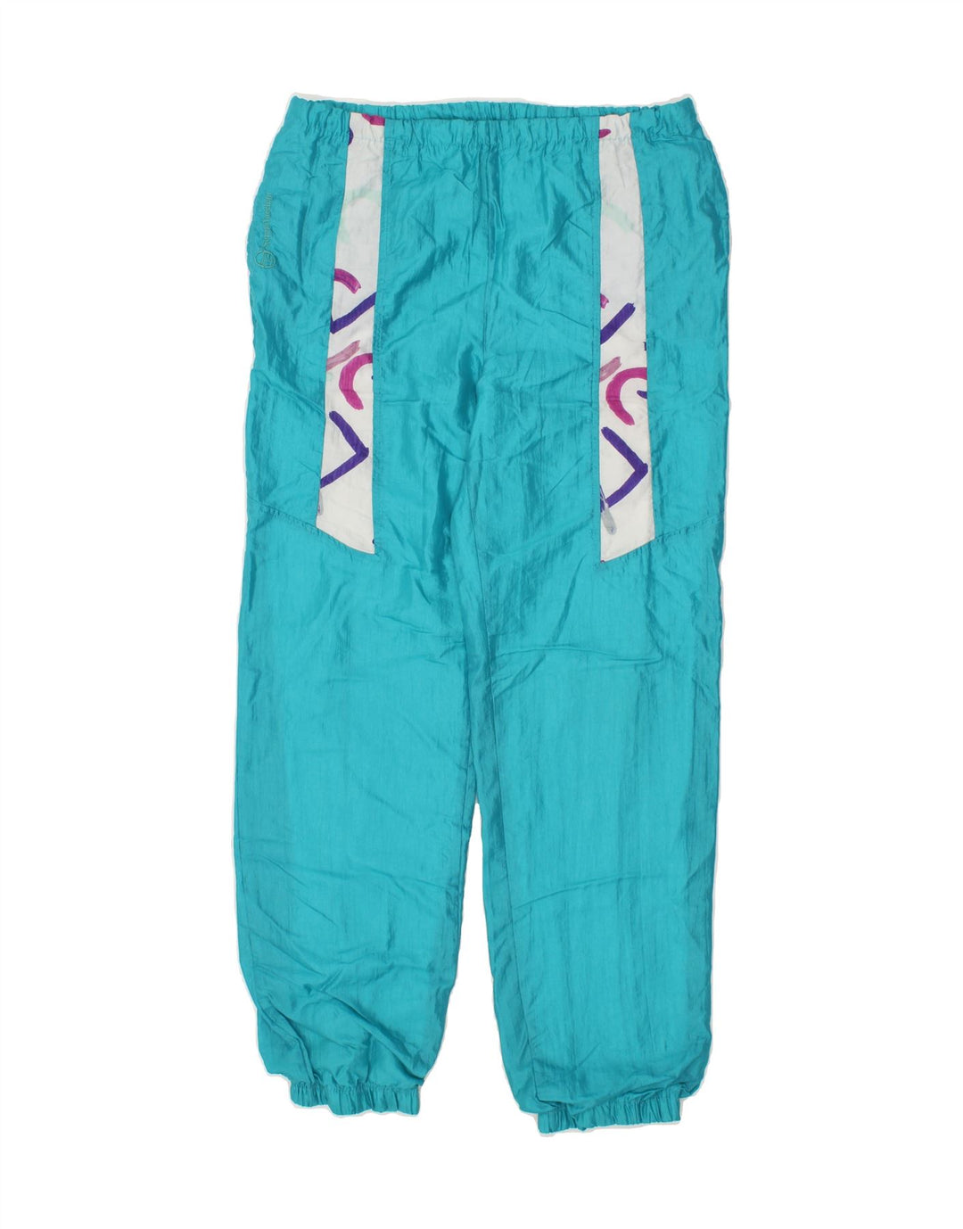 SERGIO TACCHINI Womens Tracksuit Trousers Joggers IT 46 Large Blue Vintage Sergio Tacchini and Second-Hand Sergio Tacchini from Messina Hembry 