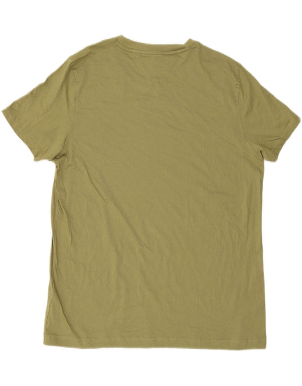Tommy Hilfiger Damen T-Shirt Top UK 20 2XL Khaki Baumwolle