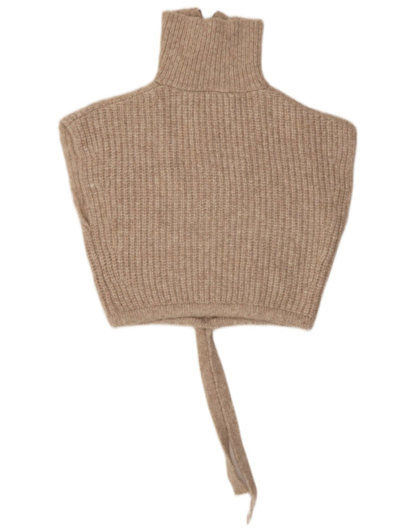 Zara Γυναικείο γιλέκο Crop Tank Top UK 14 Medium Beige Polyamide