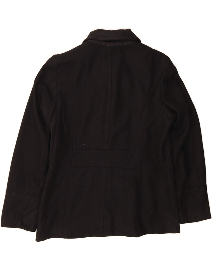 NAUTICA Womens Bomber Jacket UK 16 Large Black Wool Vintage Nautica and Second-Hand Nautica from Messina Hembry 