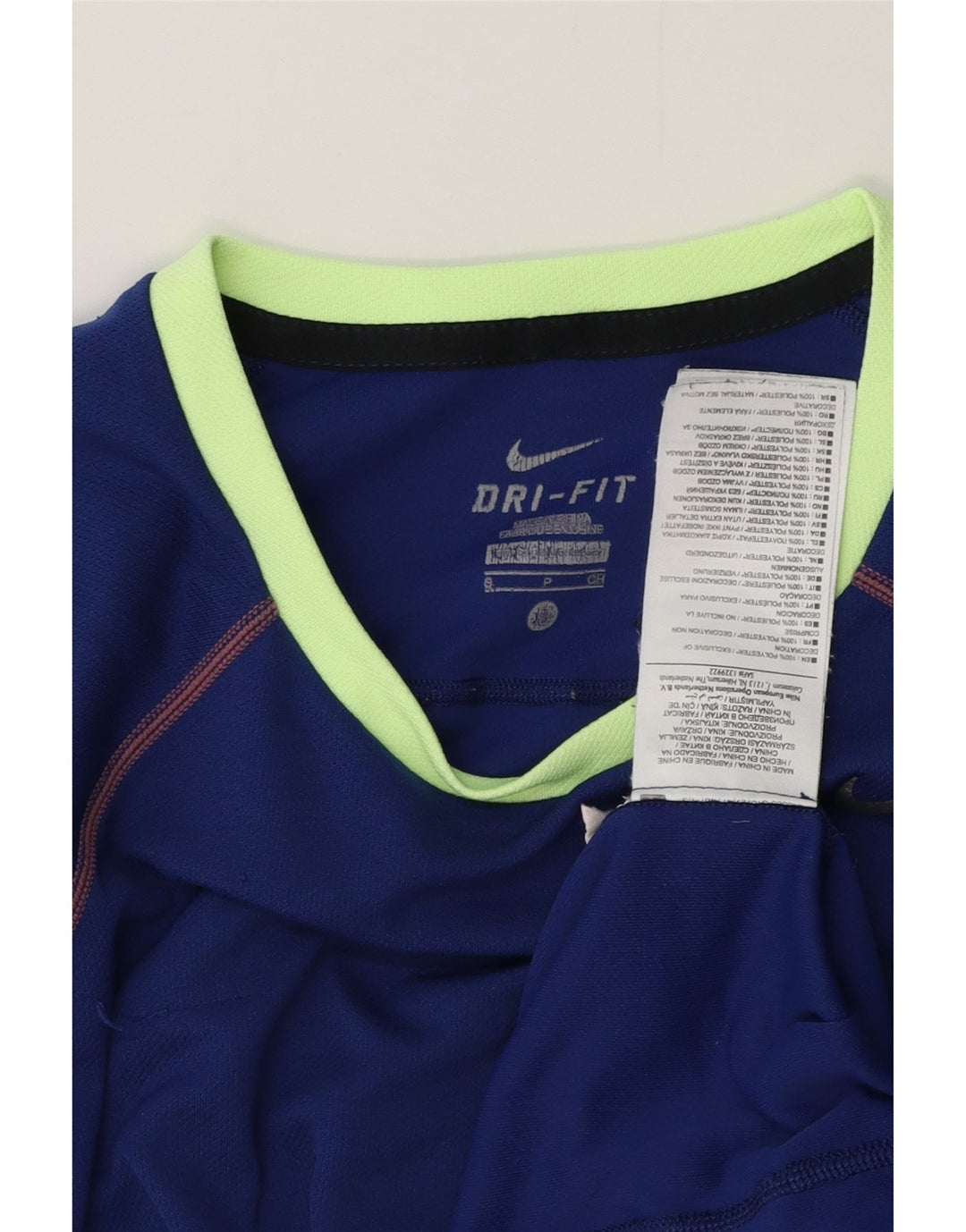 Tricou NIKE Dri Fit pentru bărbați Top mic, albastru, poliester