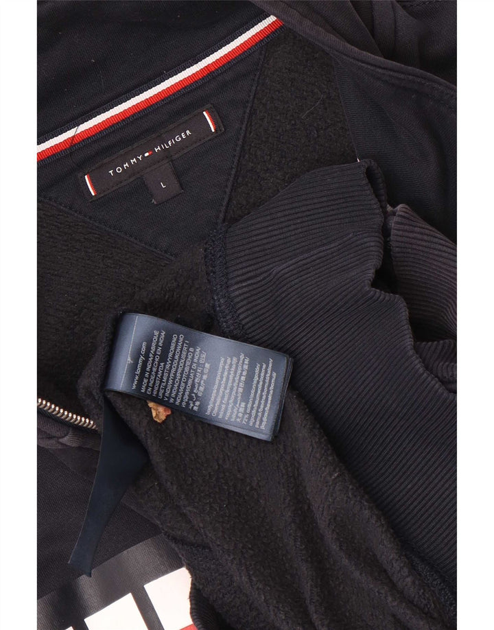 Giacca da tuta da uomo Tommy Hilfiger grande color block blu navy