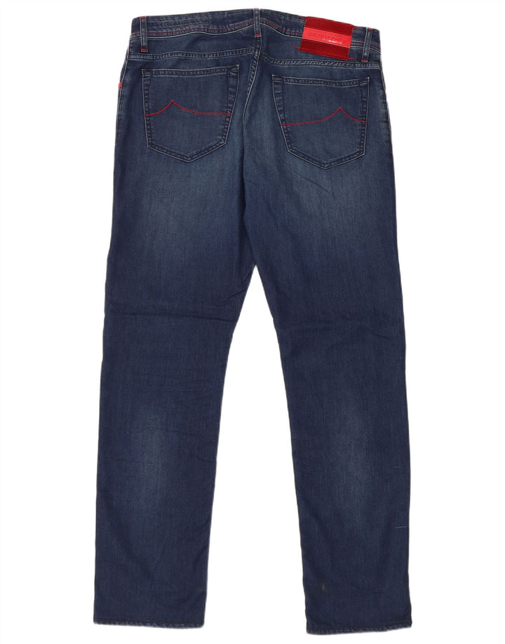 Jacob Cohen Womens Slim Jeans W34 L31 Blue Cotton