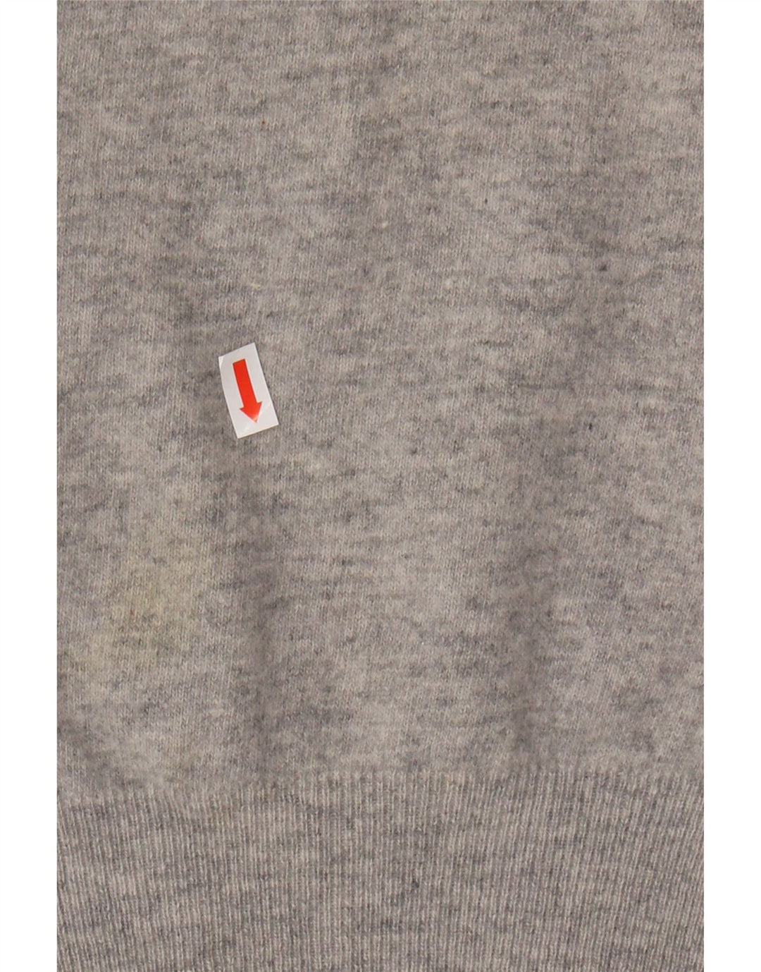 REFRIGIWEAR Womens Crew Neck Jumper Sweater UK 12 Medium Grey Wool