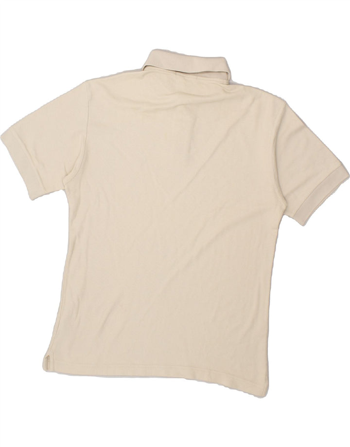 FILA Mens Polo Shirt IT 46 Small Beige Cotton Vintage Fila and Second-Hand Fila from Messina Hembry 