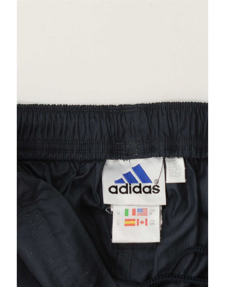 Adidas Mens Tracksuit Trousers Medium Navy Blue Polyester