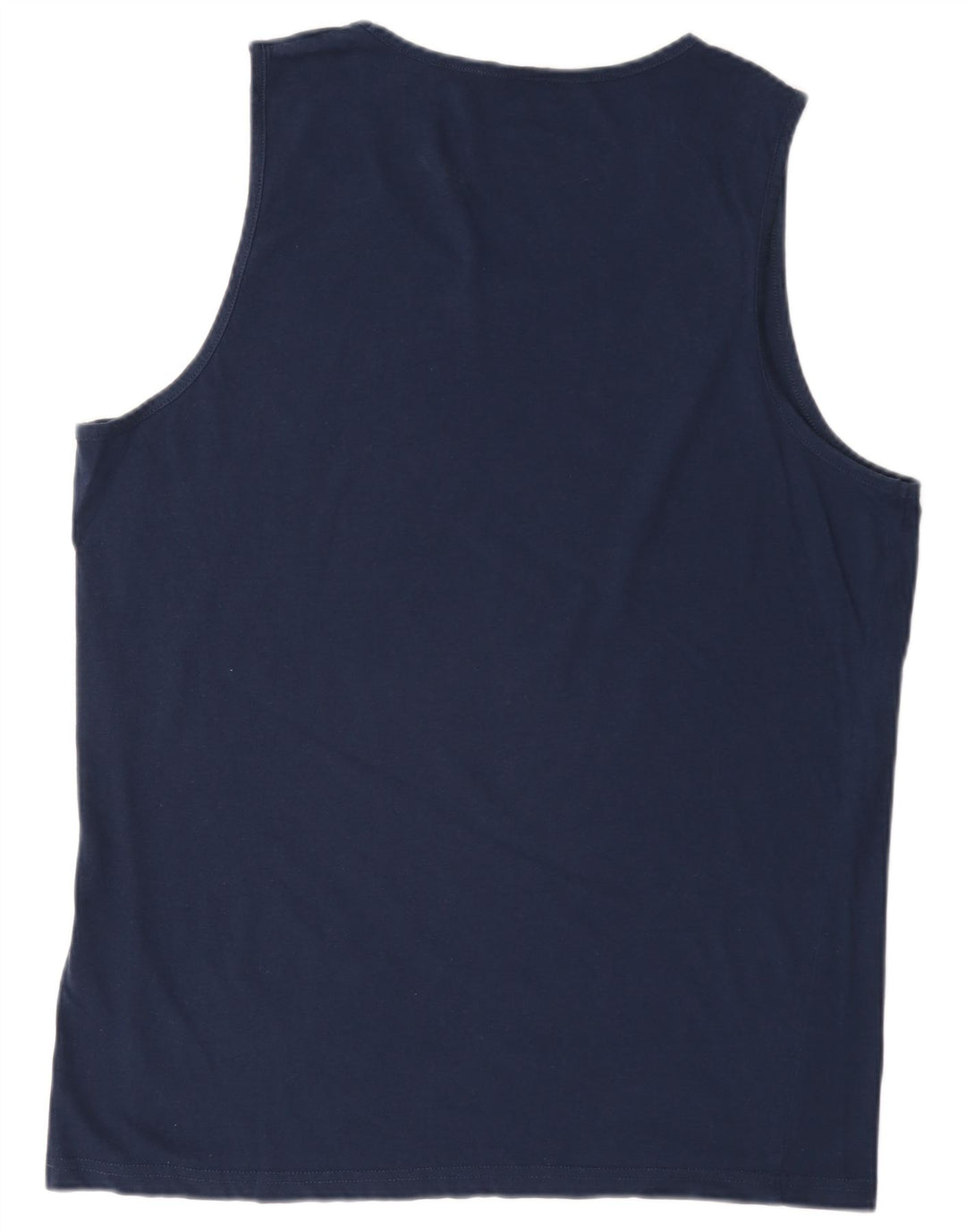 Carrera Mens Colete Top Grande Algodão Azul Marinho