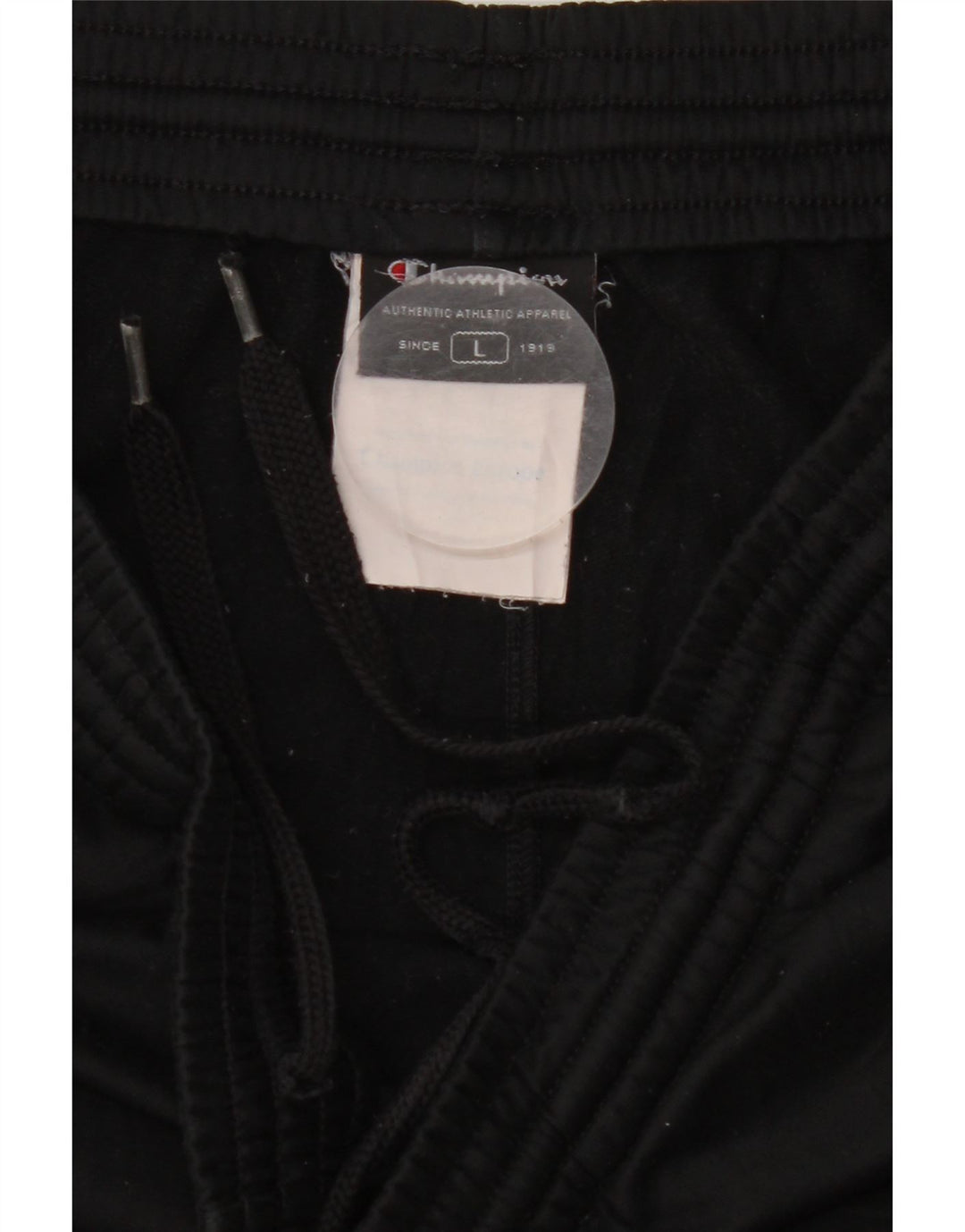 CHAMPION Mens Tracksuit Trousers Large  Black Polyester