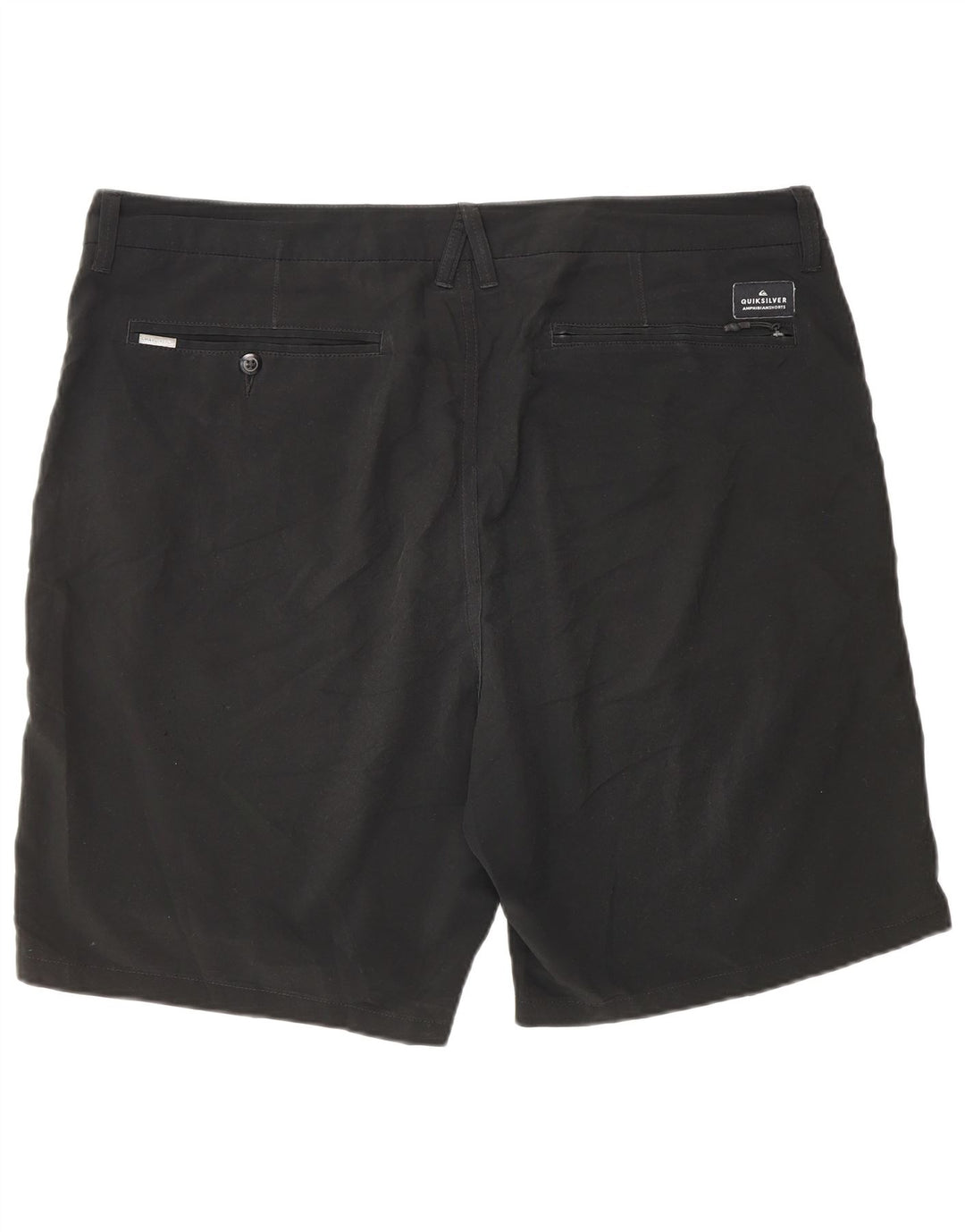 Quiksilver Mens Chino Shorts W38 XL Black Polyester
