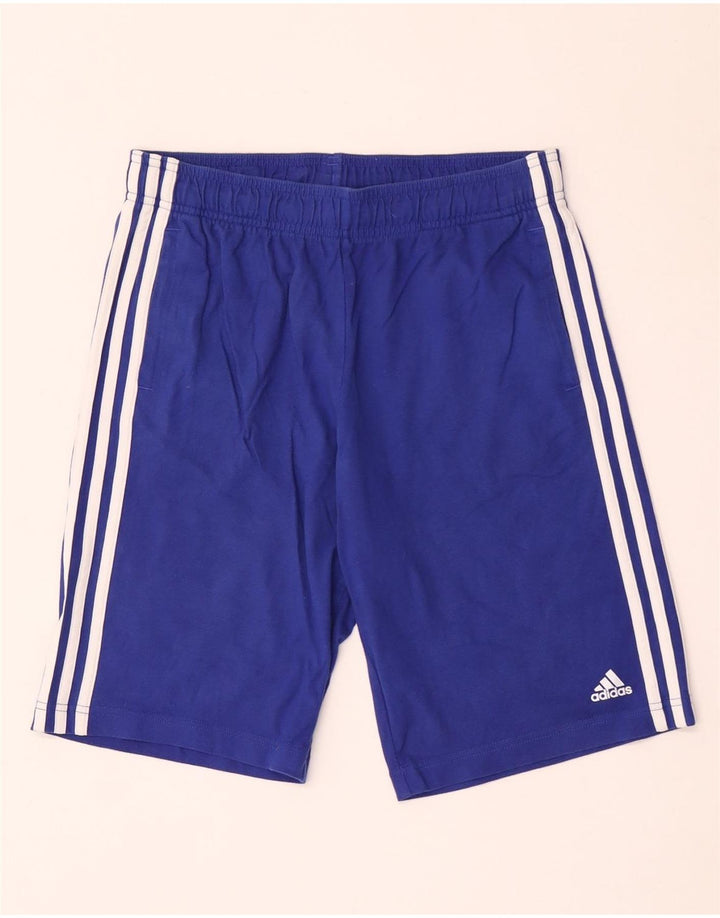 Adidas Boys Sport Shorts 15-16 Years Blue