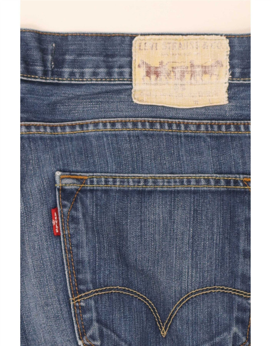 Levi's Short en Jean 506 Regular W34 Homme Bleu Large Coton