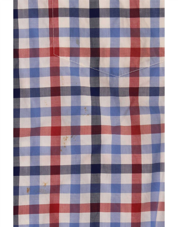 Paul & Shark Mens Yachting Shirt Size 44 XL Multicoloured Gingham