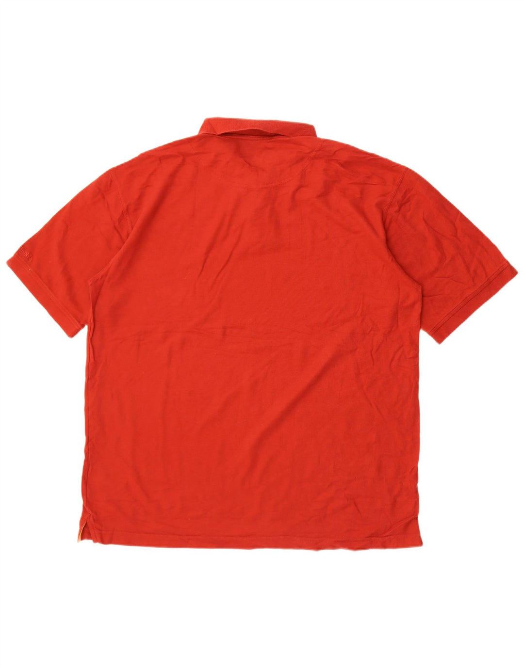 Columbia Mens Polo Shirt Large Red Cotton