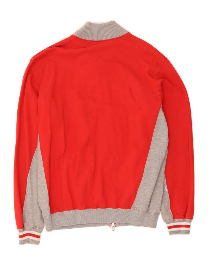 CHAMPION Mens Tracksuit Top Jacket Large Red Colourblock Polyester Vintage Champion and Second-Hand Champion from Messina Hembry 