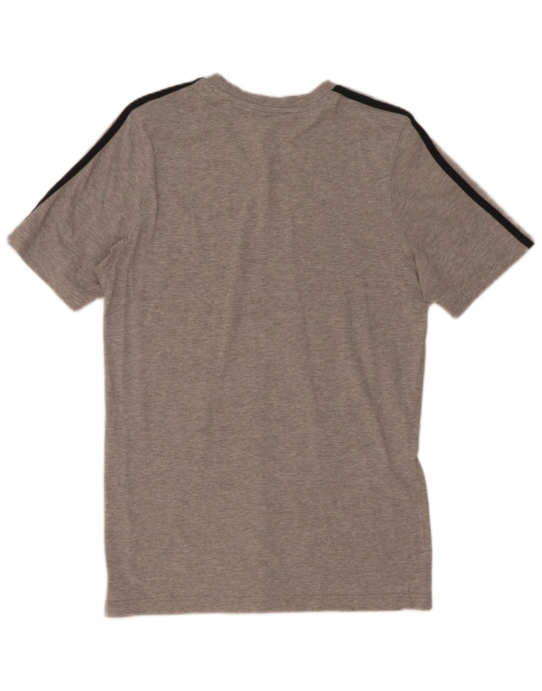 Adidas herre T-shirt top lille grå stribet