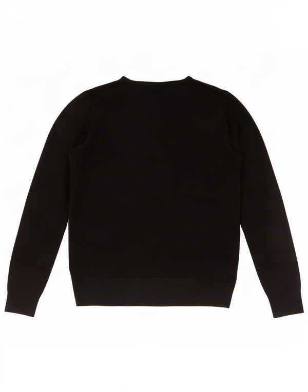 Marks & Spencer Dame sweater med rund hals DK 14 Stor sort akryl