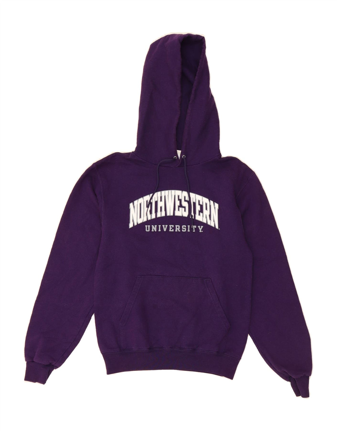 CHAMPION Mens Graphic Hoodie Jumper XS Purple Cotton Vintage Champion and Second-Hand Champion from Messina Hembry 