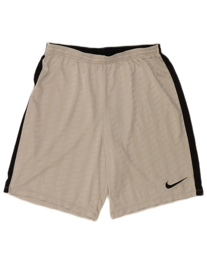 Nike Mens Dri Fit Sport Shorts Large White Colourblock Polyester