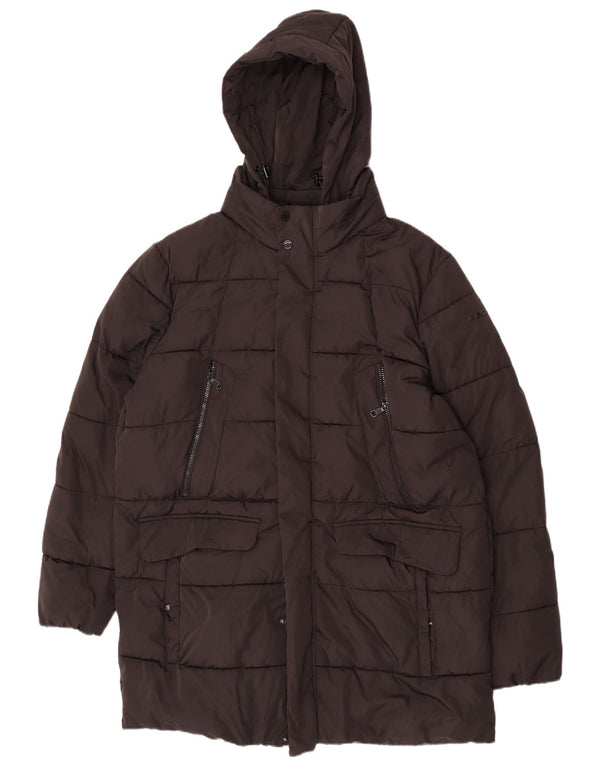 Geox Giacca imbottita con cappuccio Respira da uomo UK 48 4XL Nera