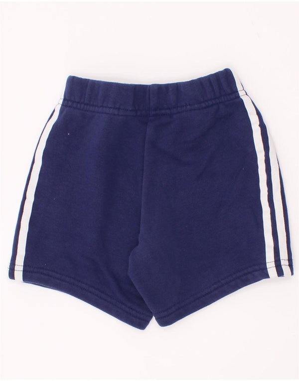 Pantaloncini sportivi Adidas da bambino 9-12 mesi in cotone blu navy