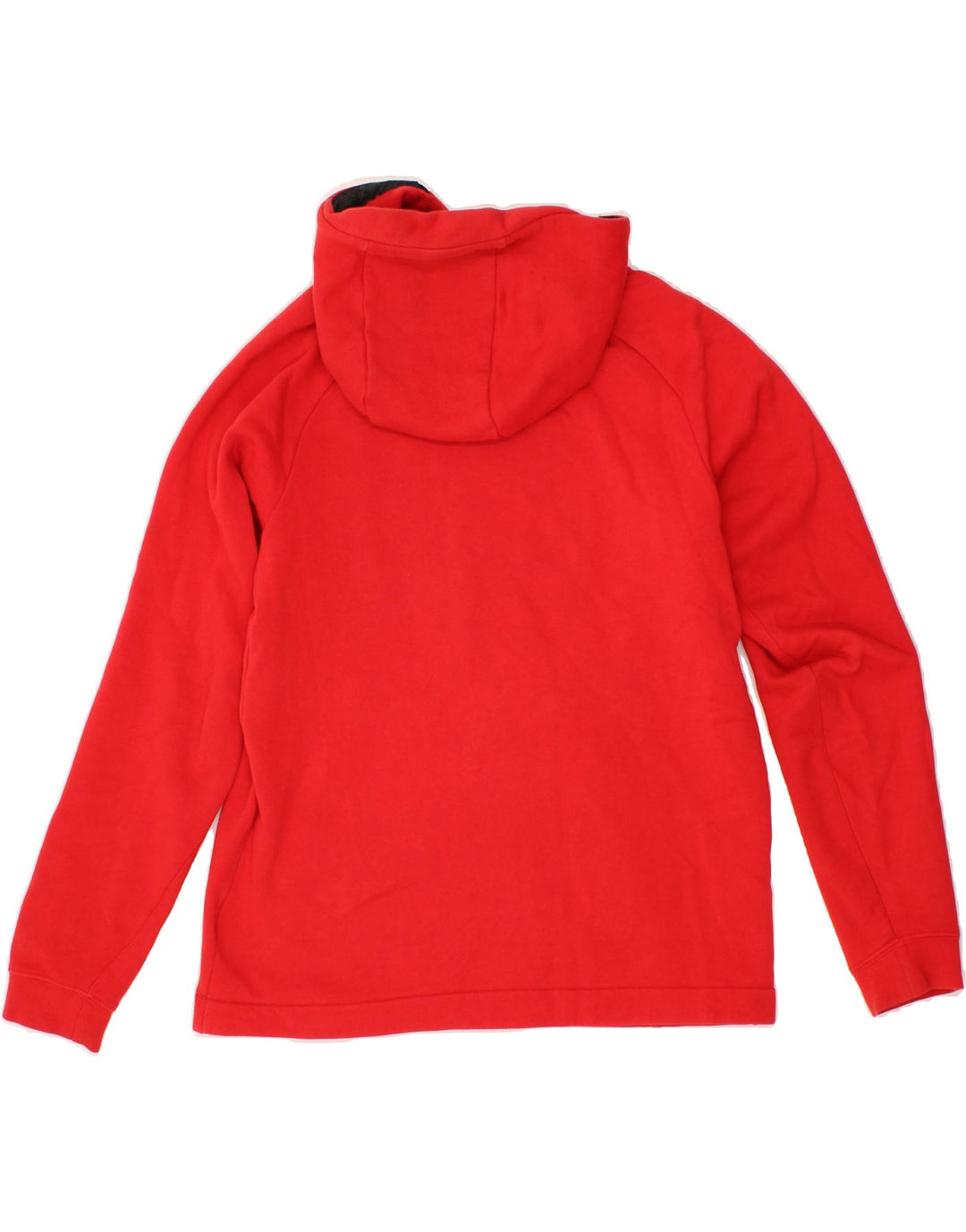 NIKE Mens Hoodie Jumper Medium Red Cotton