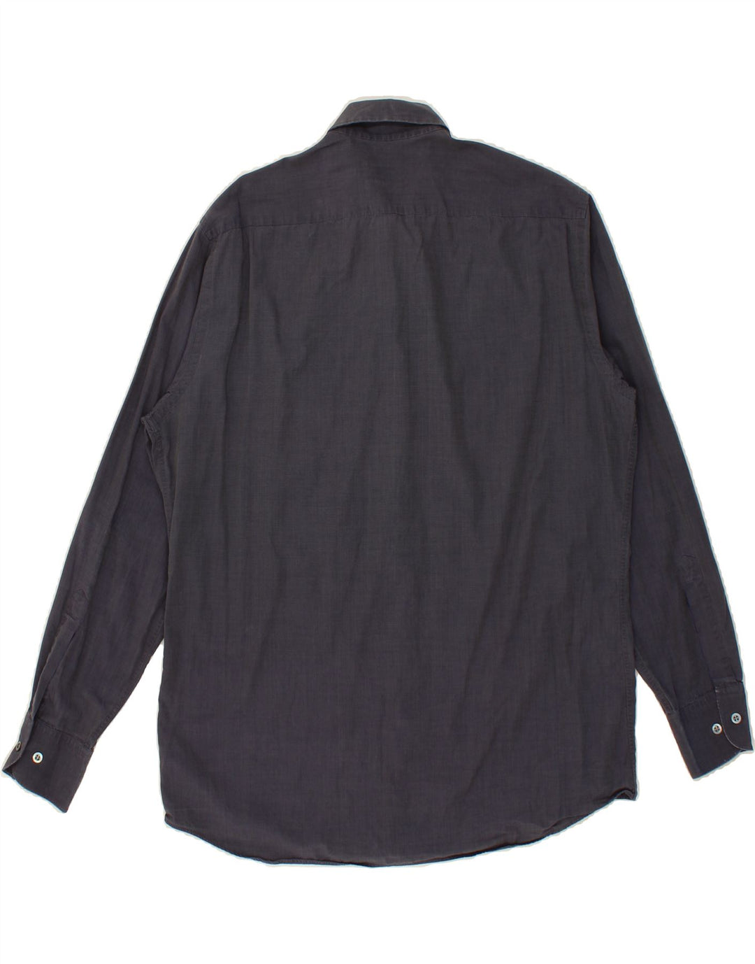 HUGO BOSS Mens Shirt Size 15 1/2 39 Medium Navy Blue Vintage Hugo Boss and Second-Hand Hugo Boss from Messina Hembry 