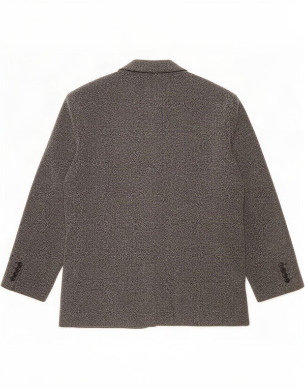 Marks & Spencer Veste blazer courte à 3 boutons pour homme UK 42 Large Gris Moucheté