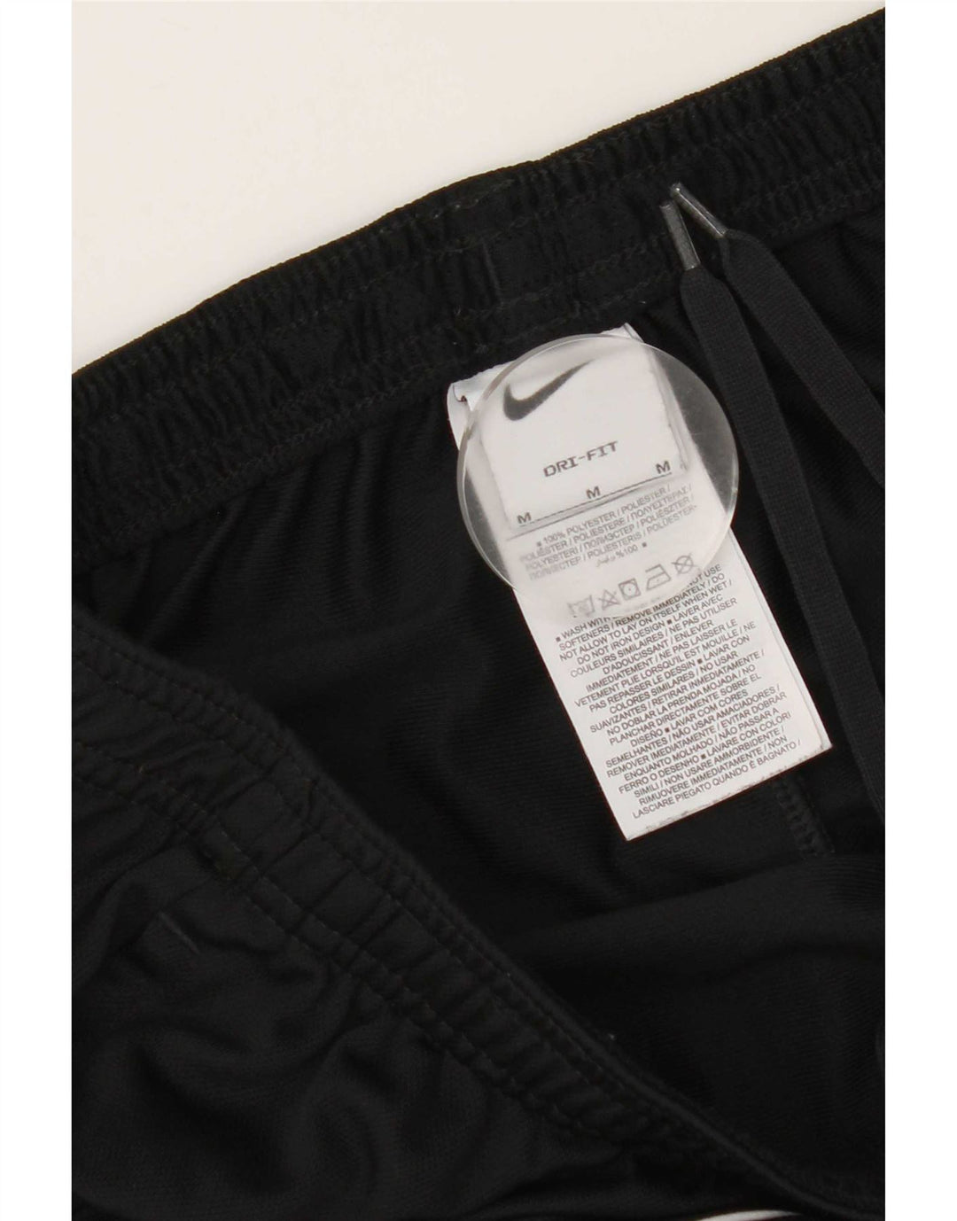 Nike Mens Tracksuit Trousers Medium Black Polyester
