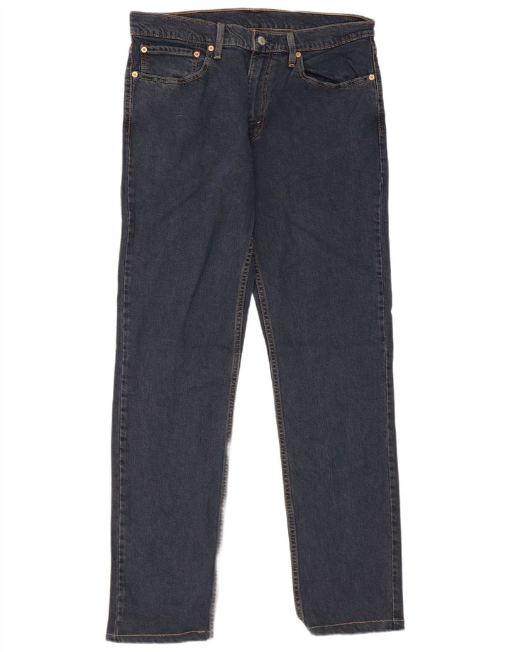 Levi's Mens 511 Slim Jeans W34 L34 Navy Blue Cotton
