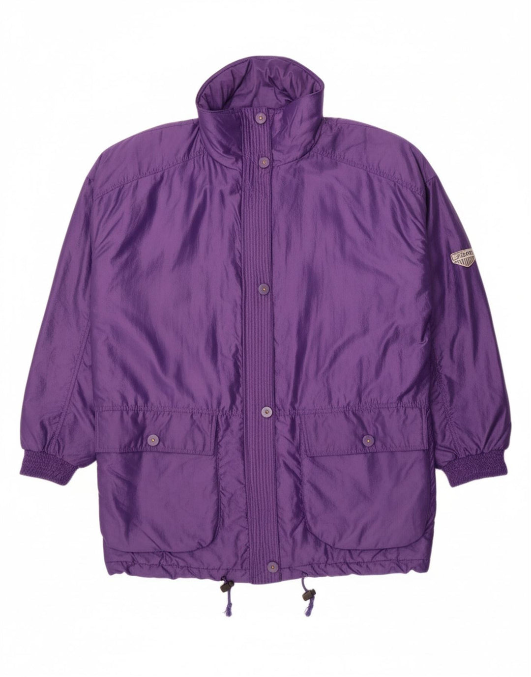 VINTAGE Womens Oversized Windbreaker Coat EU 48 2XL Purple Polyamide Vintage Vintage and Second-Hand Vintage from Messina Hembry 