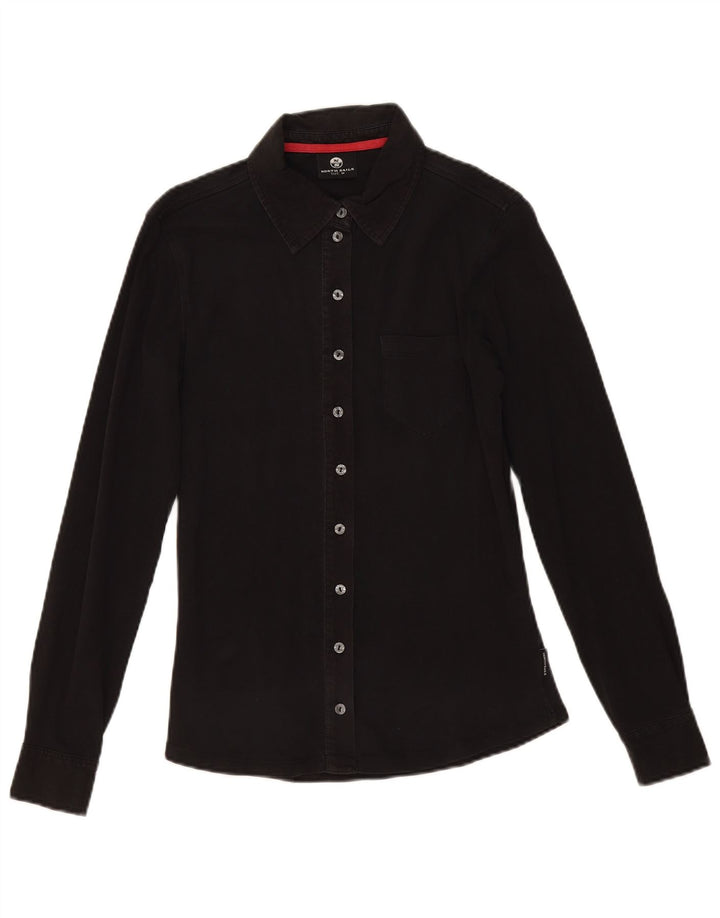 North Sails Womens Shirt UK 12 Medium Black