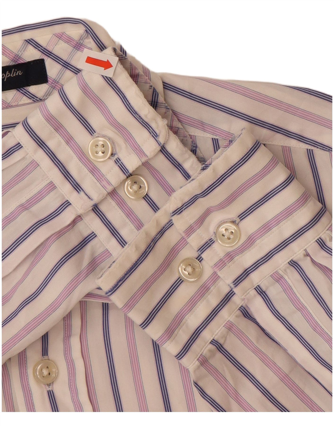 GANT Mens Regular Fit Shirt Small White Striped Cotton