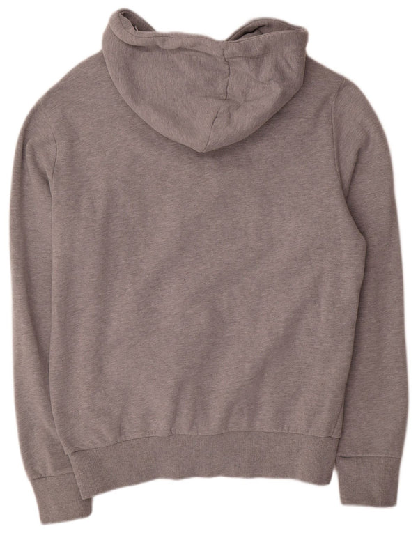 Felpa con cappuccio grafica da uomo Superdry 2XL in cotone color block grigio
