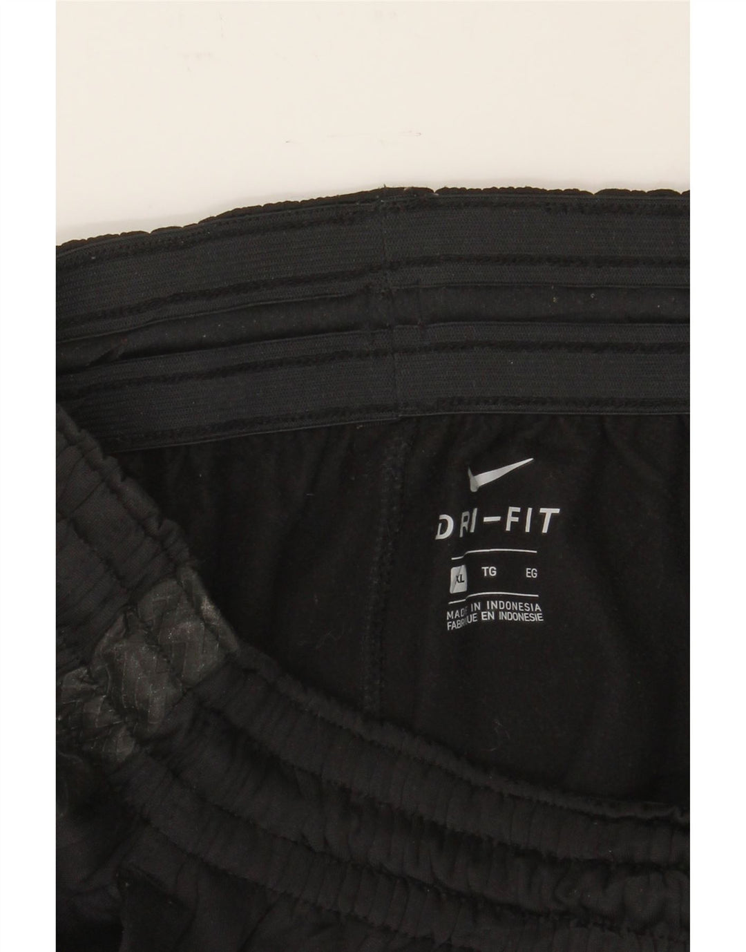 NIKE Mens Dri Fit Graphic Tracksuit Trousers XL  Black Polyester Vintage Nike and Second-Hand Nike from Messina Hembry 