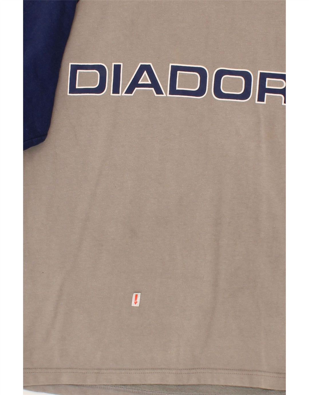 DIADORA Boys Sweatshirt Jumper 15-16 Years Medium  Grey Colourblock Vintage Diadora and Second-Hand Diadora from Messina Hembry 