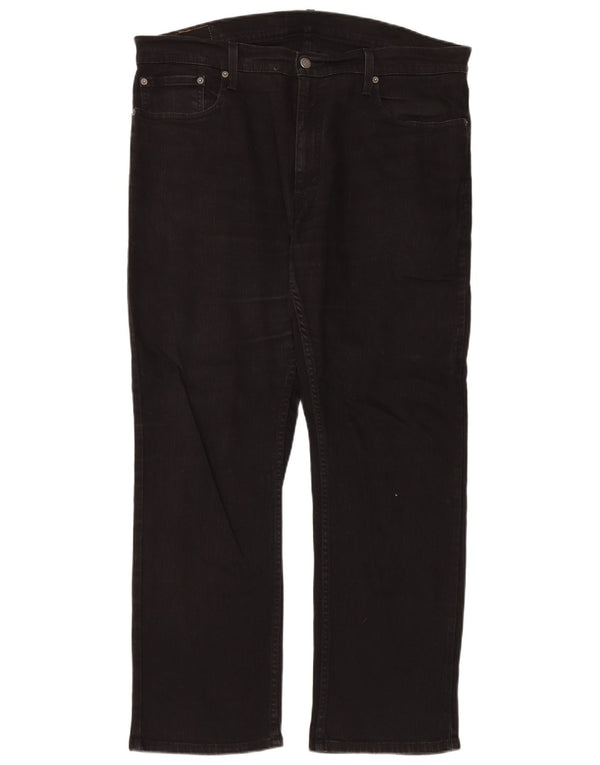 Levi's Mens 559 Relaxed Fit Straight Jeans W38 L32 Black Cotton