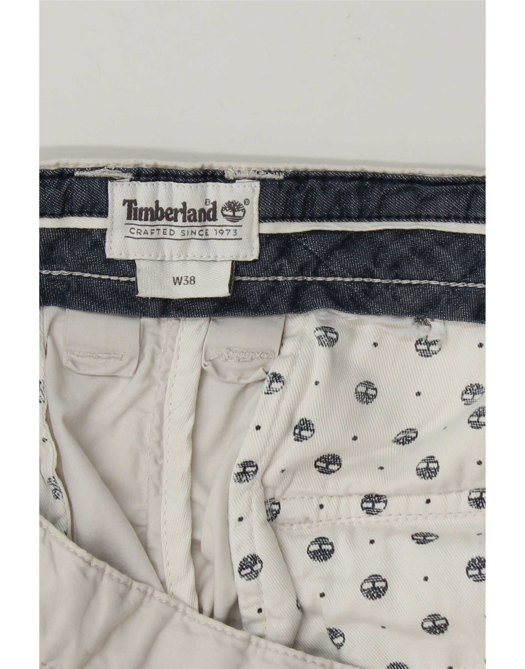 Timberland Mens Chino Shorts W38 XL White