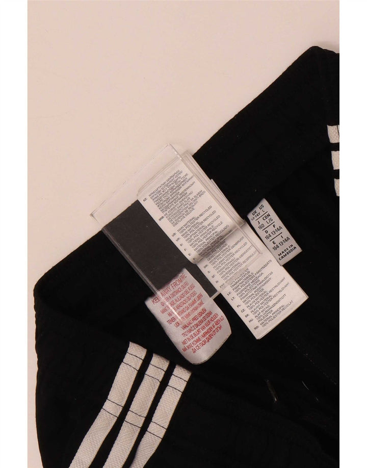 Adidas Boys Sport Shorts 13-14 Years Black Polyester