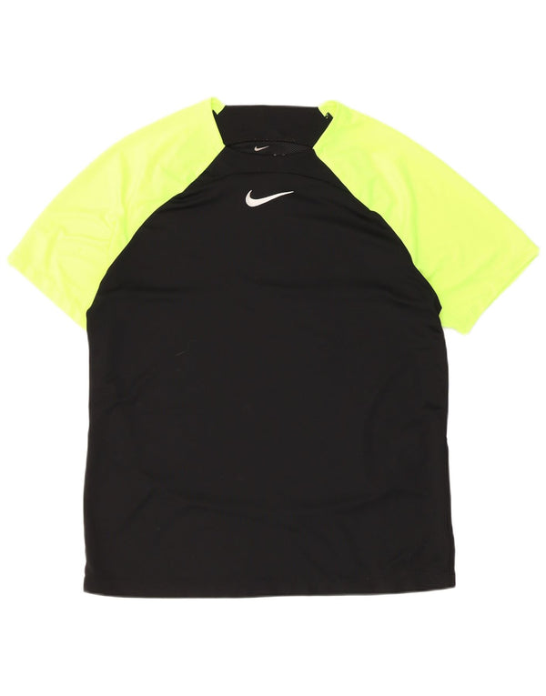 Nike Mens Dri Fit póló felső XL fekete Colourblock poliészter