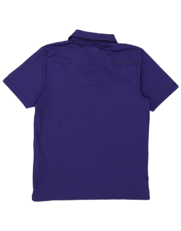 Under Armour Mens Heat Gear Pólóing Közepes kék poliészter